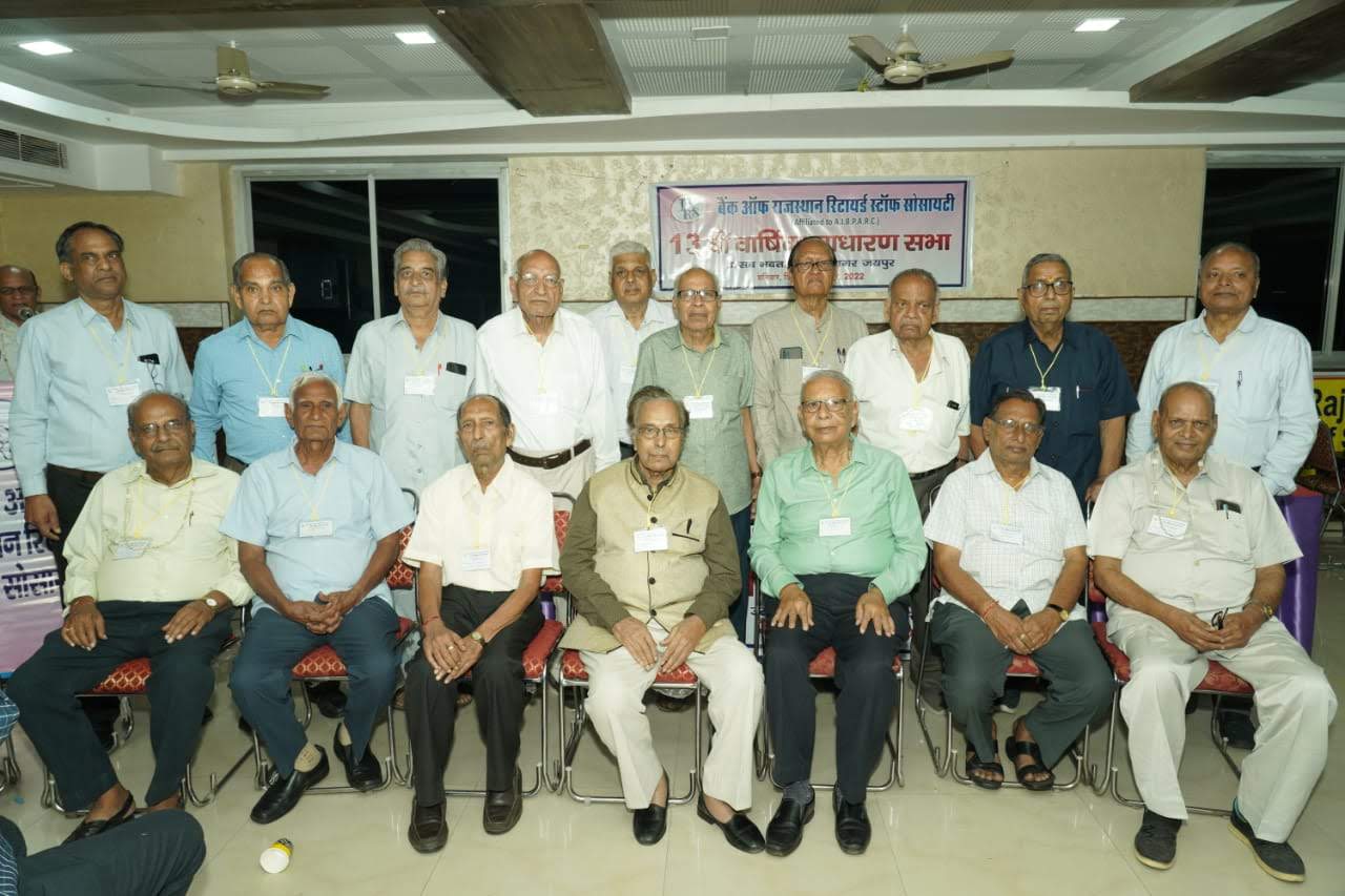 Octogerian Members of age 80 years & above were honoured at 13th AGM held in October 2022 at Utsav Bhawan Jaipur